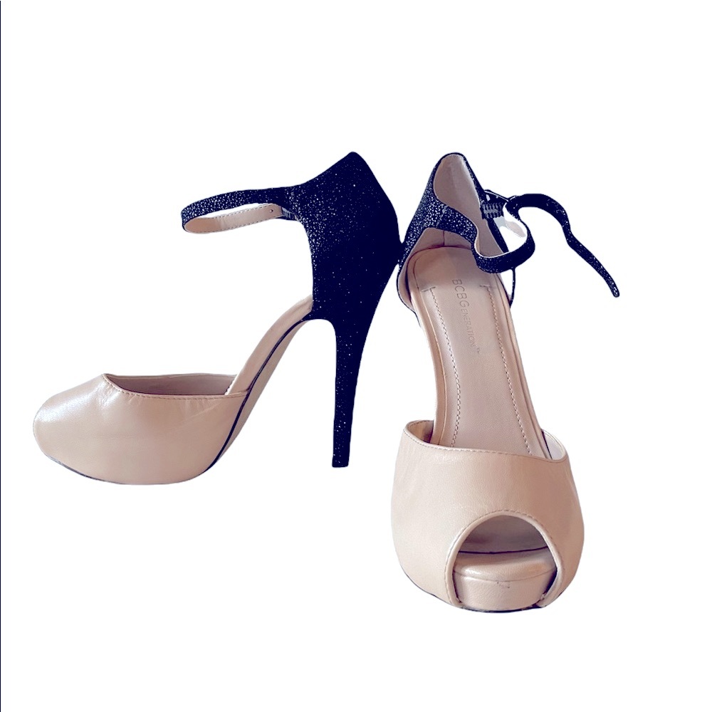 BCBGeneration open toe high heels size 7b